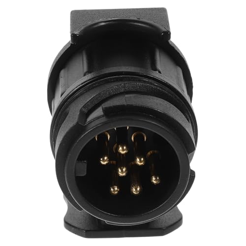 Amosfun Pin Zu Pin Anhänger Adapter Steckdosenkonverter Für Wohnwagen Und Trailer Sicherem Überlastschutz Vielseitig Einsetzbar von Amosfun