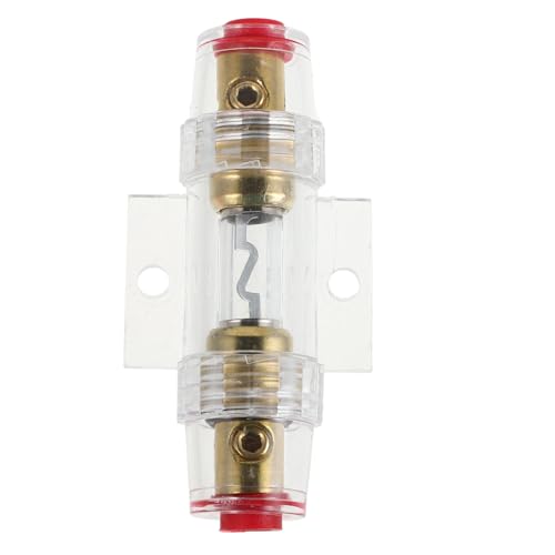 Amosfun Sicherheitsblase Inline-sicherungsblock Auto Sicherungssatz Auto Verstärker Sicherung Inline-sicherungshalter Mini -anl -sicherungshalter Kupferummantelter Aluminiumdraht von Amosfun