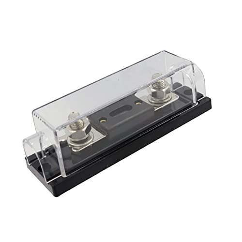 Amosfun Sicherungshalter Anl Wasserdichter Verteilungsblock Für Autos Wohnmobile Yachten Hochsicherheits Schutz Einfach Zu Installieren Transparentes Gehäuse Überlastschutz von Amosfun