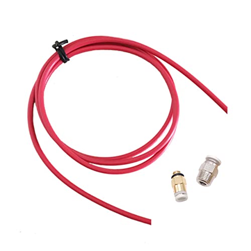 Amosfun Zubehör Ptfe Rohr Schnellkupplung Rot Für Bowden Extruder Einfache Installation Drehung Langlebiges Material Kompatibel Mit Gängigen von Amosfun