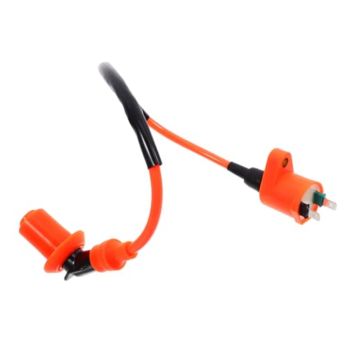 Amosfun Zündspulenzubehör Motorrad Für Ersatz Quad Zündspule Motor Zündspulenmodul Atv Zündspule Austausch Der Zündspule Zündkerze, Zündspule Zündmodul Orange Plastik Amosfun Zündspulenzubehör Motorrad Für Ersatz Quad Zündspule Motor Zündspulenmodul Atv Zündspule Austausch Der Zündspule Zündkerze, Zündspule Zündmodul Orange Plastik von Amosfun