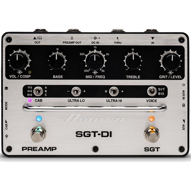 Ampeg SGT-DI Bass Guitar Preamp DI Pedal von Ampeg