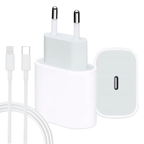 iPhone Ladegerät 20W, USB C Adapter,mit Kabel1.5mTyp C, PD Fast Wall Charger Ladestecker Power Delivery(kompatibel) für iPhone 14/14 pro max13/13 pro Max12,12 Pro Max,12 Mini,11,11 Pro, von Ampel