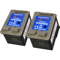 2 Ampertec Tinten ersetzt HP 56  schwarz von Ampertec