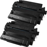 2 Ampertec Toner ersetzt HP CE255XD  55X  schwarz von Ampertec