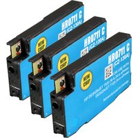 3 Ampertec Tinten ersetzt HP CZ134A  711  cyan von Ampertec