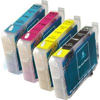 4 Ampertec Tinten ersetzt Epson C13T18064010  18  4-farbig von Ampertec