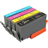 4 Ampertec Tinten ersetzt HP 903  4-farbig von Ampertec