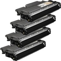 4 Ampertec Toner JUMBO XL ersetzt Brother TN-2010  schwarz von Ampertec