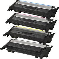4 Ampertec Toner ersetzt HP (Samsung) CLT-P404C/ELS  SU365A  4-farbig von Ampertec