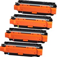 4 Ampertec Toner ersetzt HP CE400X+401A-403A  4-farbig von Ampertec