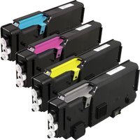 4 Ampertec Toner ersetzt Xerox Phaser 6600 / WC 6605  4-farbig Hohe von Ampertec
