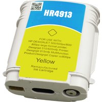 Ampertec Tinte ersetzt HP C4913A No 82 yellow von Ampertec
