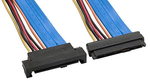 Amphenol CS-SASSASEXT2-000.5 Internal SAS to SAS Extender Cable, SFF-8482 Male/Female, 0.5 m, 1.6', Blue Amphenol CS-SASSASEXT2-000.5 Internal SAS to SAS Extender Cable, SFF-8482 Male/Female, 0.5 m, 1.6', Blue von Amphenol