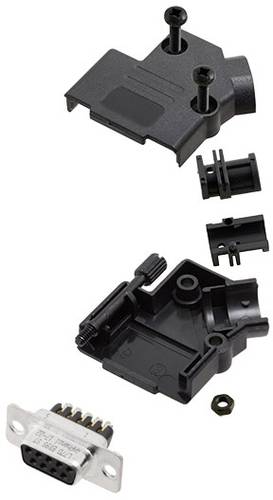 Amphenol L17D45PK-P-25-L77DB25SST D-SUB Buchsenleisten-Set 45° Polzahl (num): 25 Schrauben 1St. von Amphenol