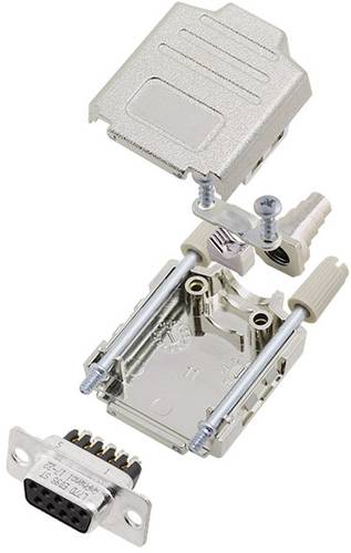 Amphenol L17DPPK09-M+L77DE09SST D-SUB Buchsenleisten-Set 180° Polzahl (num): 9 Schrauben 1St. von Amphenol