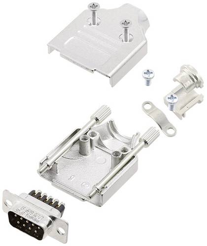Amphenol L17MHDM15+L717DA15PST D-SUB Stiftleisten-Set 180° Polzahl (num): 15 Schrauben 1St. von Amphenol