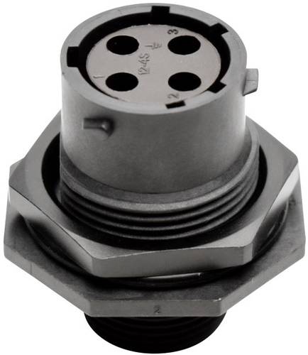 Amphenol RTS 7 12N 4S03 Rundstecker Buchse, Einbau Gesamtpolzahl: 4 Serie (Rundsteckverbinder): Ecom von Amphenol