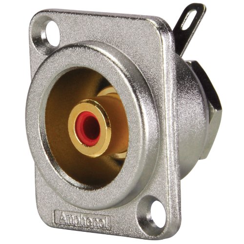 Amphenol acjd-red RCA rot Adapter Cable – Adapter für Kabel (RCA, rot) von Amphenol