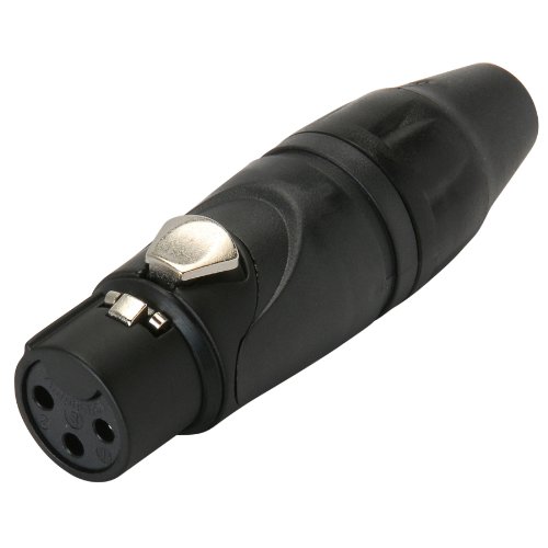 Amphenol ax3fb XLR 3P schwarz Adapter Kabel – Adapter für Kabel (XLR 3P, schwarz) von Amphenol