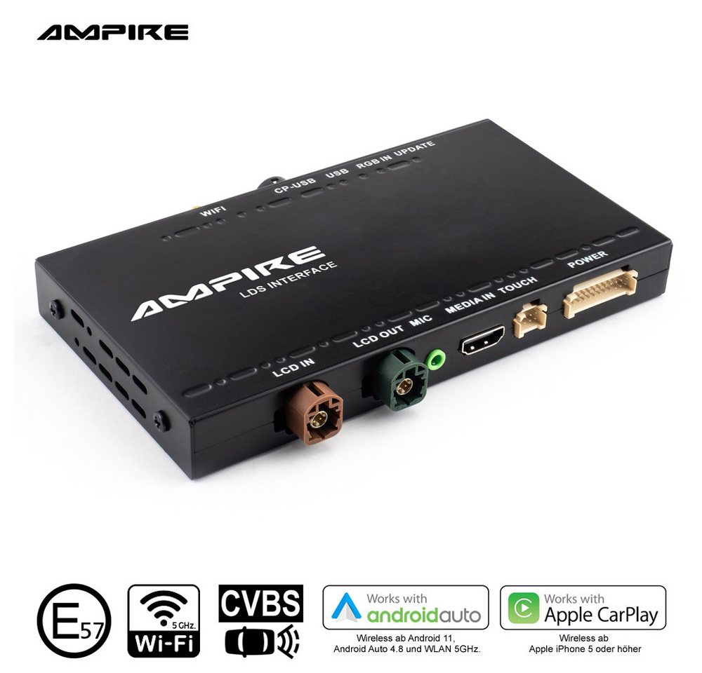 Ampire AMPIRE LDS-BLY80-CP Smartphone-Integration Bentley, Seat, Skoda, VW Auto-Adapter Ampire AMPIRE LDS-BLY80-CP Smartphone-Integration Bentley, Seat, Skoda, VW Auto-Adapter von Ampire