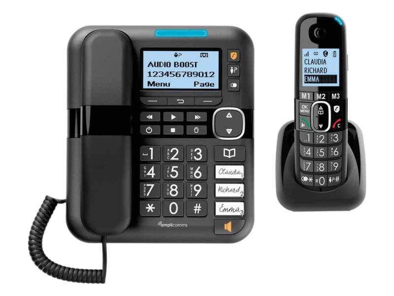 AMPLICOMMS BigTel Telefon schnurgebunden 1580 Combo von Amplicomms
