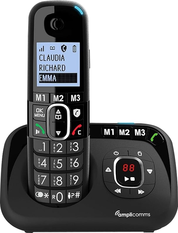 AMPLICOMMS DECT-Telefon BIGTEL 1580 von Amplicomms