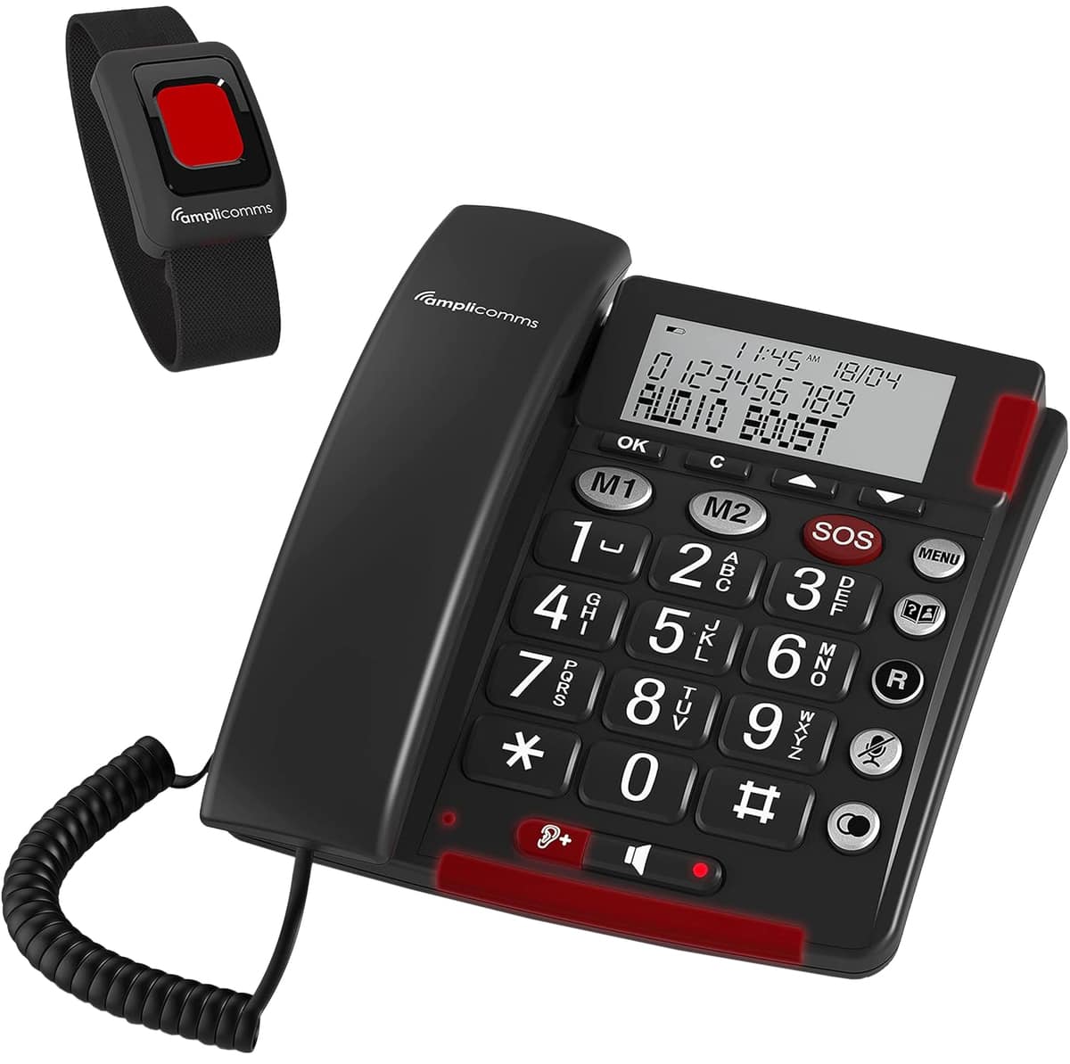 AMPLICOMMS Telefon schnurgebunden BIGTEL 50 Alarm Plus AMPLICOMMS Telefon schnurgebunden BIGTEL 50 Alarm Plus von Amplicomms