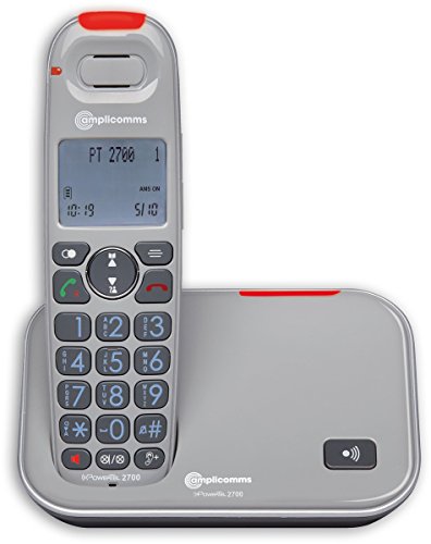 amplicomms PowerTel 2700 Großtastentelefon Grau von Amplicomms