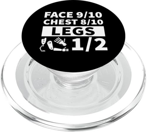 Amputation: Gesicht 9/10, Brust 8/10, Beine 1/2 PopSockets PopGrip für MagSafe von Amputation Surgery Designs For An Amputee