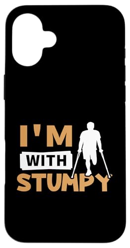 Amputation: Ich bin bei Stumpy Hülle für iPhone 16 Plus Amputation: Ich bin bei Stumpy Hülle für iPhone 16 Plus von Amputation Surgery Designs For An Amputee
