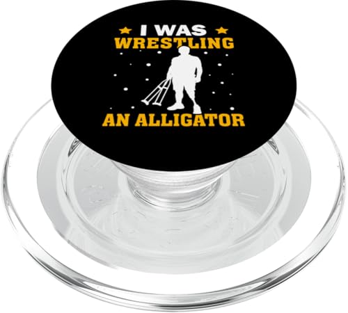 Amputation: Ich habe mit einem Alligator gerungen PopSockets PopGrip für MagSafe Amputation: Ich habe mit einem Alligator gerungen PopSockets PopGrip für MagSafe von Amputation Surgery Designs For An Amputee