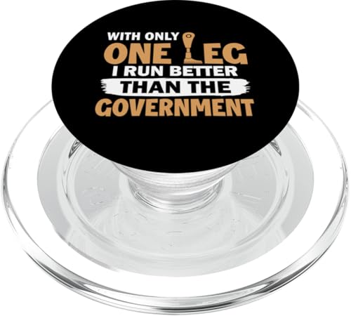 Amputation: Ich laufe besser als die Regierung PopSockets PopGrip für MagSafe Amputation: Ich laufe besser als die Regierung PopSockets PopGrip für MagSafe von Amputation Surgery Designs For An Amputee