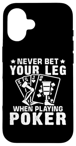 Amputation: Wetten Sie nie auf Ihr Bein beim Pokerspielen Hülle für iPhone 16 Amputation: Wetten Sie nie auf Ihr Bein beim Pokerspielen Hülle für iPhone 16 von Amputation Surgery Designs For An Amputee