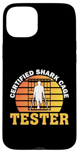 Amputation: Zertifizierter Shark Cage Tester Hülle für iPhone 15 Plus Amputation: Zertifizierter Shark Cage Tester Hülle für iPhone 15 Plus von Amputation Surgery Designs For An Amputee