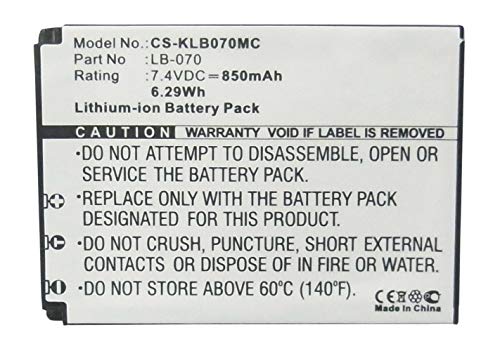 Amsahr Digital Replacement Battery for Kodak LB070, PIXPRO S-1,AZ651 Amsahr Digital Replacement Battery for Kodak LB070, PIXPRO S-1,AZ651 von Amsahr