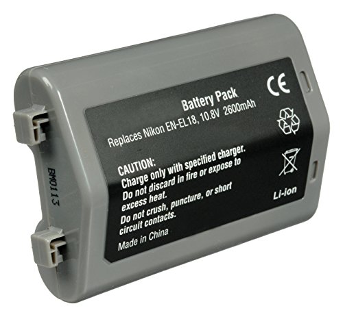 Amsahr Digital Replacement Camera and Camcorder Battery for Nikon ENEL18, EL18, D4 DSLR Amsahr Digital Replacement Camera and Camcorder Battery for Nikon ENEL18, EL18, D4 DSLR von Amsahr