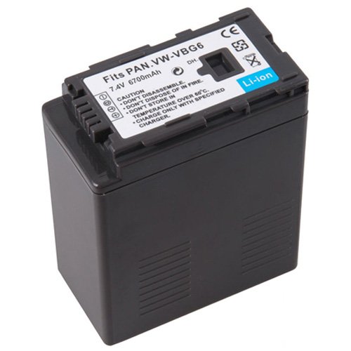 Amsahr Digital Replacement Camera and Camcorder Battery for Panasonic VW: VBG6, VBG6-K Amsahr Digital Replacement Camera and Camcorder Battery for Panasonic VW: VBG6, VBG6-K von Amsahr