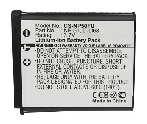 Amsahr Digital Replacement Camera and Camcorder Battery for Pentax D-LI68, Fujifilm NP-50 Amsahr Digital Replacement Camera and Camcorder Battery for Pentax D-LI68, Fujifilm NP-50 von Amsahr