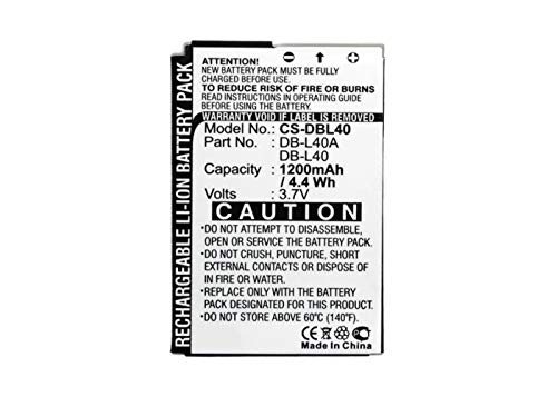Amsahr Digital Replacement Camera and Camcorder Battery for Sanyo DBL40, DBL40AU, VPCHD700 Amsahr Digital Replacement Camera and Camcorder Battery for Sanyo DBL40, DBL40AU, VPCHD700 von Amsahr