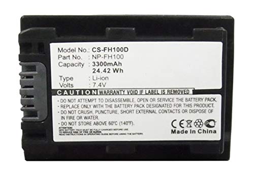 Amsahr Digital Replacement Camera and Camcorder Battery for Sony NP-FH100, DCR SR40, SR42 Amsahr Digital Replacement Camera and Camcorder Battery for Sony NP-FH100, DCR SR40, SR42 von Amsahr