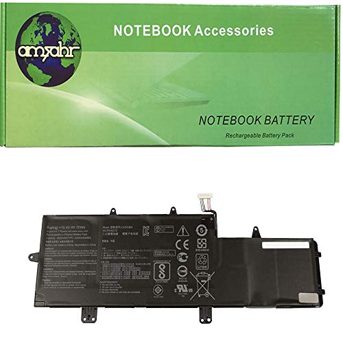 Amsahr Ersatz Laptop Batterie für Asus C41N1804, 0B200-02980100, UX480, UX450FD-BE042R, ZenBook Pro 14 UX480FD-BE055T von Amsahr