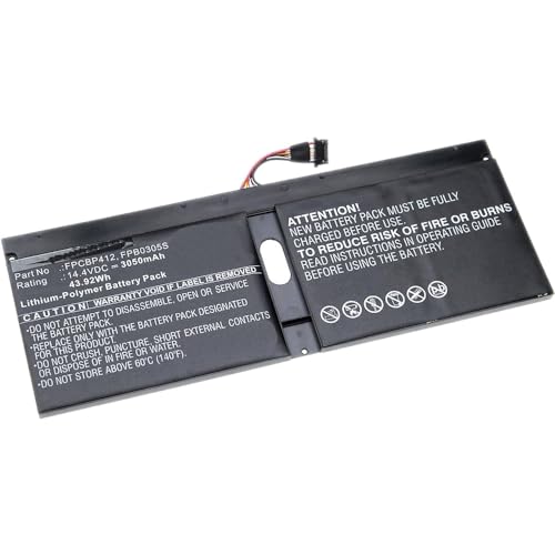 Amsahr Ersatzakku für Fujitsu CP636060-01, FPB0305S, FPCBP412 | Inklusive Mini Optical Mouse von Amsahr