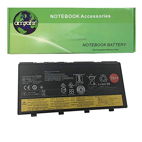 Amsahr LEN00HW030-05 Ersatz Batterie für Lenovo 00HW030, Lenovo ThinkPad P70 (15V, 6400mAh, 96Wh, Umfassen Mini Optische Maus) schwarz von Amsahr