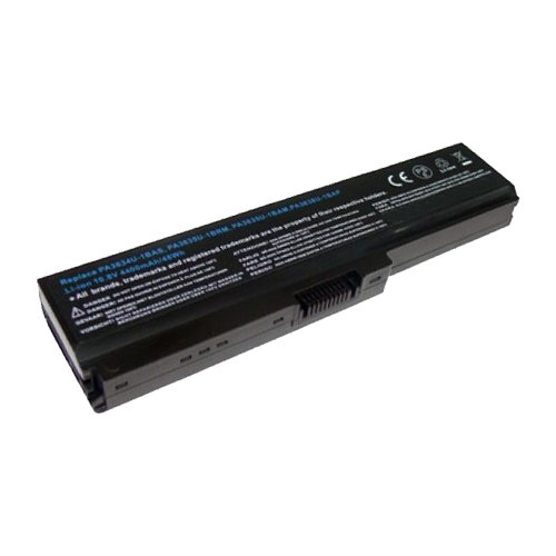 amsahr 3634-H-02 Ersatz Batterie für Toshiba 3634, B371/C, T550/D8AB, C640, C640D, Portege T130/T131 schwarz von Amsahr
