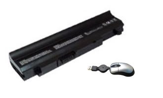amsahr 3781-05 Ersatz Batterie für Toshiba 3781, E200, E200-002, E200-006, E205, E205-S1904 - Umfassen Mini Optische Maus schwarz von Amsahr