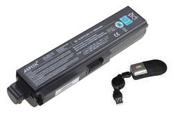 amsahr 3819-05 Ersatz Batterie für Toshiba 3819, L600, L600-15S, L600D, L600D-015S, L600D-07B - Umfassen Mini Optische Maus schwarz von Amsahr