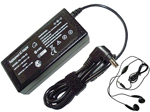 amsahr 48W-HP20-03 Ersatz AC Power Adapter für HP/Compaq 18.5V, 1.1A, 20W, 710C, 810C, 812C, 815C, 920C - Umfassen Stereo Ohrhörer schwarz von Amsahr