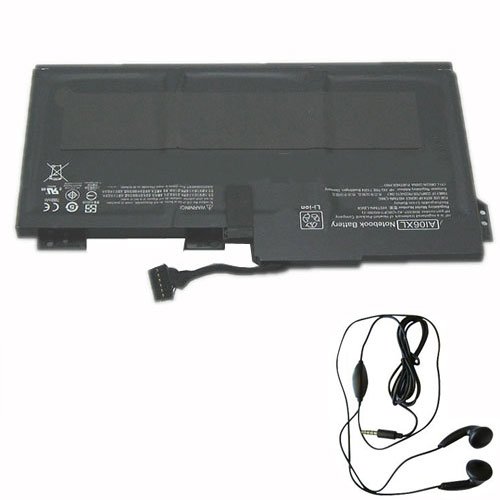 amsahr 808397-421-03 Ersatz Batterie für HP 808397-421, 808451-001 (11.4V, 8400MAH/96Wh), Umfassen Stereo Ohrhörer schwarz von Amsahr