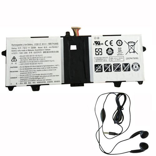 amsahr AAPBUN2LT-03 Ersatz Batterie für Samsung AA-PBUN2LT, NP900X3L-K01CN (7.6V, 30Wh) Umfassen Stereo Ohrhörer schwarz von Amsahr